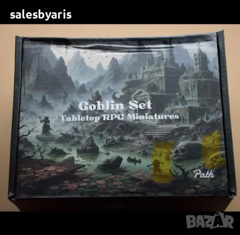 Комплектът Path Gaming Fantasy Goblins включва 28 мм миниатюри в неразцветен вид, снимка 4 - Игри и пъзели - 47085837