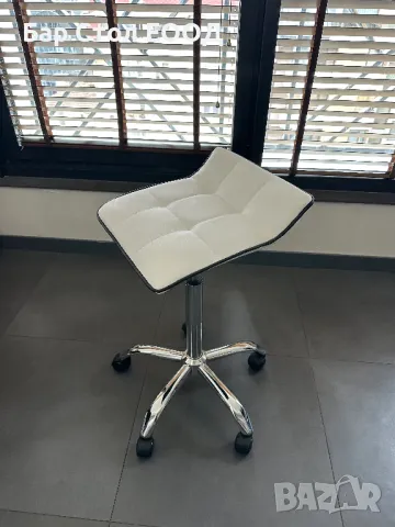 Висок стол на колелца Париж + 24м гаранция и безплатна доставка, снимка 5 - Столове - 49942691