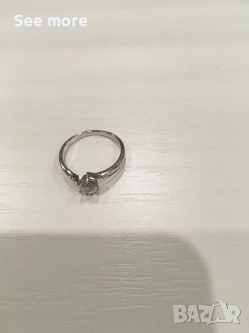 Пръстен сребро тип годежен, снимка 3 - Пръстени - 53445070