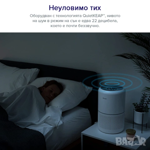 Смарт пречиствател за въздух Levoit Core 300S ЧИСТО НОВ, снимка 8 - Овлажнители и пречистватели за въздух - 53586934