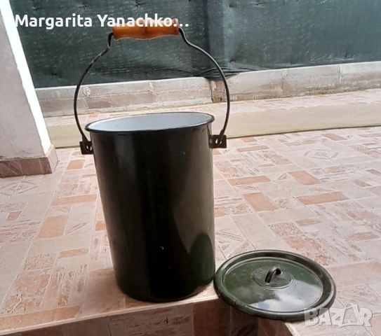 Емайлирани съдове , снимка 2 - Антикварни и старинни предмети - 54240227