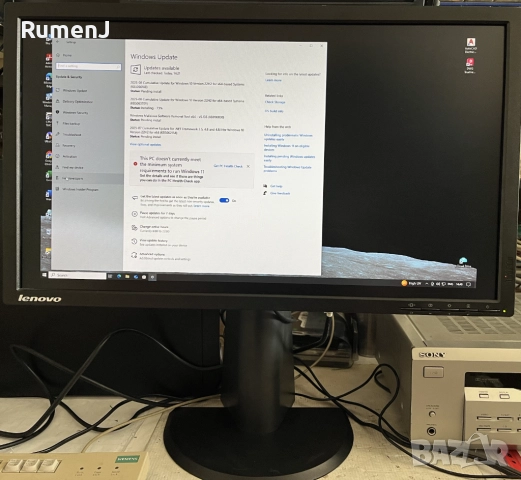 Продавам монитор Lenovo T2424p FHD 1920x1080