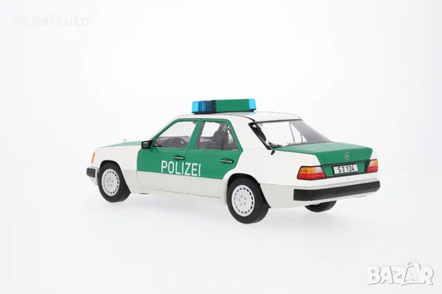 B66040700,умален модел die-cast Mercedes-Benz 230 E,W 124(1989-1993),Limousine,Polizei,1:18, снимка 6 - Колекции - 48892784