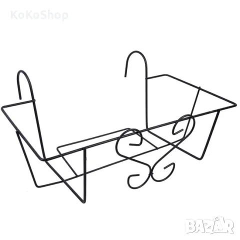 Метална поставка за саксия-46x18.5x20 см./поставка за саксия/поставка за кашпа