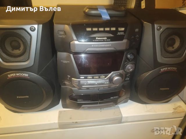 Аудио система, стерео уредба Panasonic SA-AK25 150 W вата, Bluetooth, USB . TF карта , AUX, снимка 3 - Аудиосистеми - 45373074