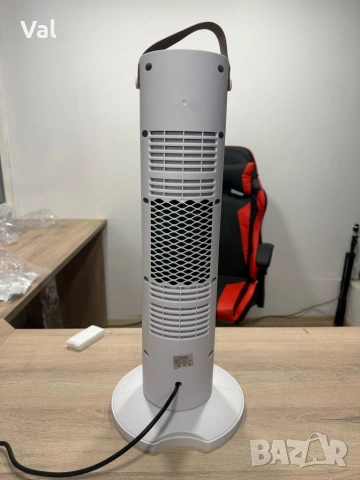 Вентилаторна печка 2-в-1 с керамичен нагревател, осцилация 60°, дистанционно и LED дисплей, снимка 15 - Отоплителни печки - 53689838