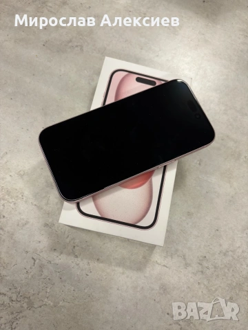Apple Iphone 15 Pink 128GB, снимка 5 - Apple iPhone - 53691526