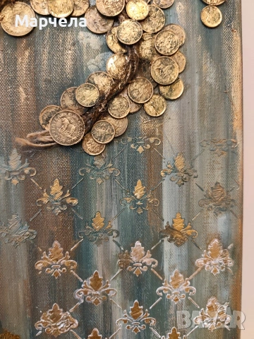 Картина с монети БГ , снимка 6 - Декорация за дома - 53058453