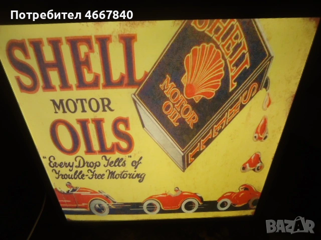 SHELL  motor oils, светеща реклама., снимка 3 - Други ценни предмети - 53713596