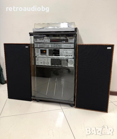 🔈Винтидж аудио сет AKAI - усилвател, дек, тунер, еквалайзер, грамофон и шкаф🔈, снимка 8 - Грамофони - 54167160