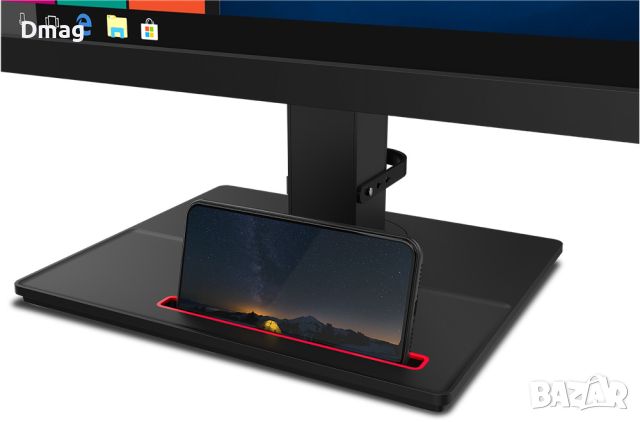 монитор Lenovo ThinkVision T32h , 32" QHD/Display Port/HDMI/USB-C, снимка 5 - Монитори - 46810331