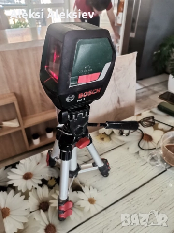 Линеен лазерен нивелир bosch pll2, снимка 4 - Измервателни инструменти - 53736721