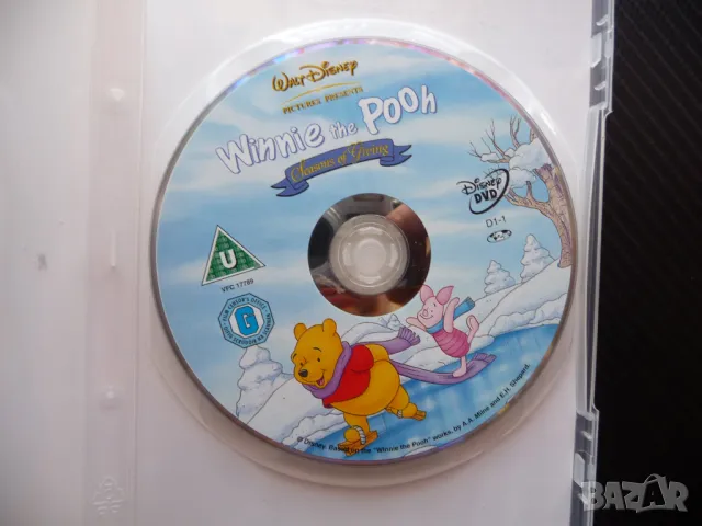 Мечо Пух DVD филм Дисни Сезони на щедрост прасчо тигър зайо, снимка 2 - Анимации - 46866927