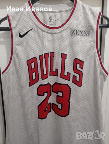 Оригинален потник на Chicago Bulls - 1994г. - Майкъл Джордан, снимка 2 - Баскетбол - 46567505