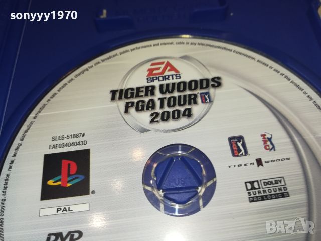 TIGER WOODS PGA TOUR 2004-PS2 GAME 0707241838, снимка 6 - Игри за PlayStation - 46503242