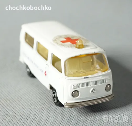 Majorette VW Fourgon Стара метална играчка модел количка линейка, снимка 1 - Други ценни предмети - 48588088