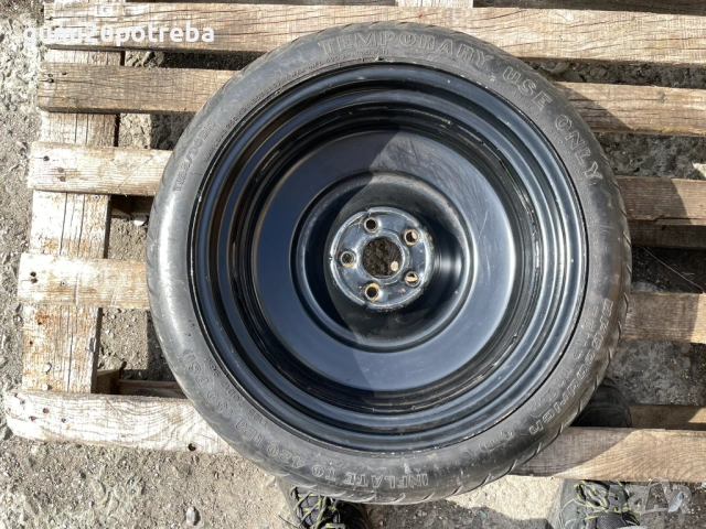 125/70/17 резервна джанта Патерица 5х100 Toyota Avensis II Prius Verso S, снимка 6 - Гуми и джанти - 53726409
