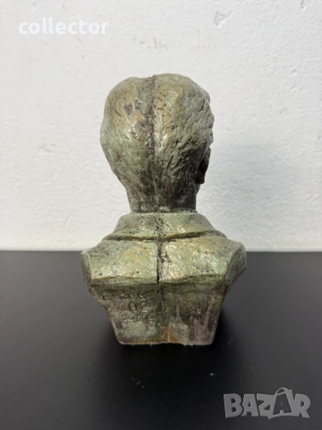 Бронзиран бюст на Васил Левски. №7750, снимка 5 - Други - 52813478