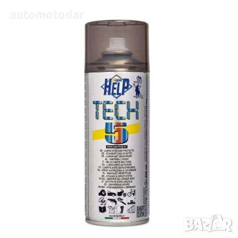 Спрей смазка TECH5 SUPER HELP 400ML, снимка 2 - Аксесоари и консумативи - 35459123