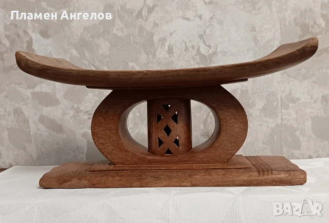 Автентично столче, табуретка Ашанте от Гана