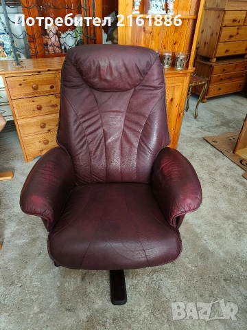 4007 Relax кресло от естествена кожа 