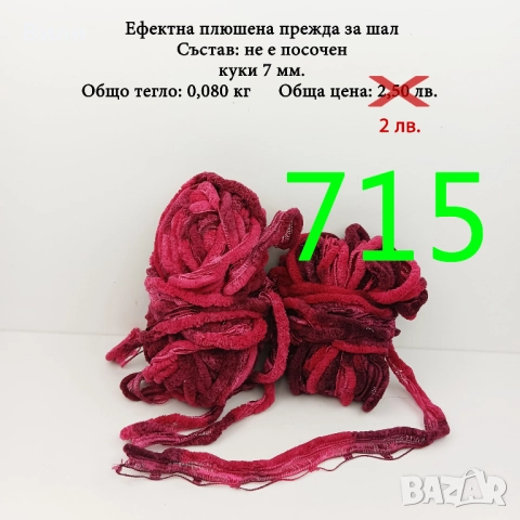 Остатъци от прежди различни по състав, снимка 14 - Други - 38749094