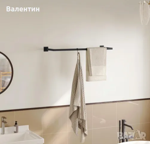 Правоъгълна релса за дрехи