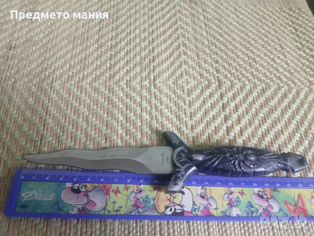 Лот от 3 ножа – Кухненски нож, Мултифункционално ножче и Декоративна кама, снимка 2 - Ножове - 53952447