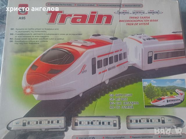 Скоростен влак с линий, снимка 2 - Влакчета, самолети, хеликоптери - 45385304