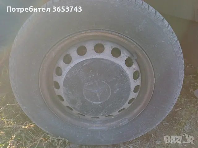 Mercedes Vito джанти с гуми 15", снимка 3 - Гуми и джанти - 48374647