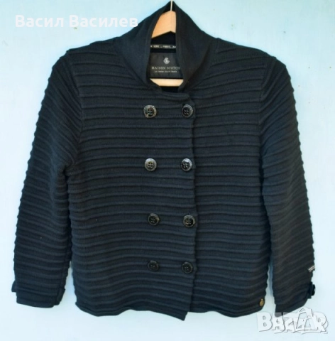 Maison Scotch дамска черна жилетка 100% памук