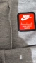Оригинален NIKE Tech Fleece "Heather Grey" track pants S размер, снимка 3