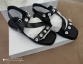 Eva Minge нови дамски кожени сандали с камъни , снимка 4