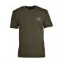 Мъжка тениска с бродерия Percussion, в цвят Khaki, снимка 1 - Екипировка - 45337634