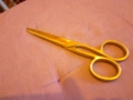 Metal iron sewing scissors vintage 30 s Germany 7.74 inch- 20 cm ножица Trusetal, снимка 1