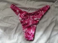 Нов комплект розов дамски бански от две части с принт сърчица р-р XS, S, M, L , снимка 7