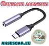 Преходник от USB тип C към 3,5 мм адаптер за слушалки, преобразувател, жак, HiFi AUX аудио кабел за , снимка 11