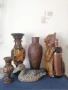 Стари дървени авторски изработки: вази, кутии, декорации. , снимка 2