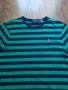 polo ralph lauren custom slim fit striped jersey t-shirt - страхотна мъжка тениска КАТО НОВА М, снимка 6