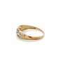 Златен дамски пръстен с 5 бр. брилянта 1,60гр. размер:57 9кр. проба:375 модел:23570-1, снимка 2