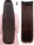 Качествена дълга коса/ цял екстеншън за по-голям обем и дължина на косата 100гр, снимка 3