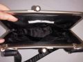 Orient Express винтидж дамска кожена чанта за рамо в черен цвят, снимка 12