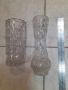 Две стари стъклени вази, ваза, кана, снимка 2