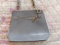 Vera pelle малка сива чанта естествена кожа , снимка 5