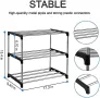 Нов Шкаф за Обувки 3 Нива, Удебелена Метална Конструкция Органайзер, снимка 2