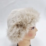 Дамска пухкава зимна шапка от изкуствен косъм, снимка 1
