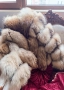 Палто с естествен косъм от сребърна лисица, снимка 12