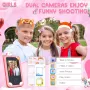 GIRLS CREATIVITY Детски смартфон за момичета на възраст 5-10 години Мобилен телефон за деца, розов, снимка 6