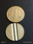 Два жетона токен за аркадни игри, билярд други за КОЛЕКЦИЯ ДЕКОРАЦИЯ 50037, снимка 1