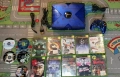 Microsoft Xbox Original video Game system Blue Halo 2 Evo x with controller, снимка 1